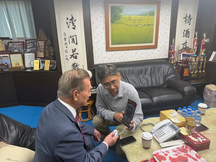 【中心最新消息】景文科大深化 AI 科技應用，拜會地方要角共推大健康課程圖片