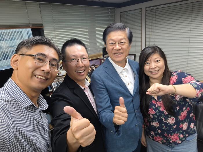 【中心最新消息】景文科大深化 AI 科技應用，拜會地方要角共推大健康課程圖片