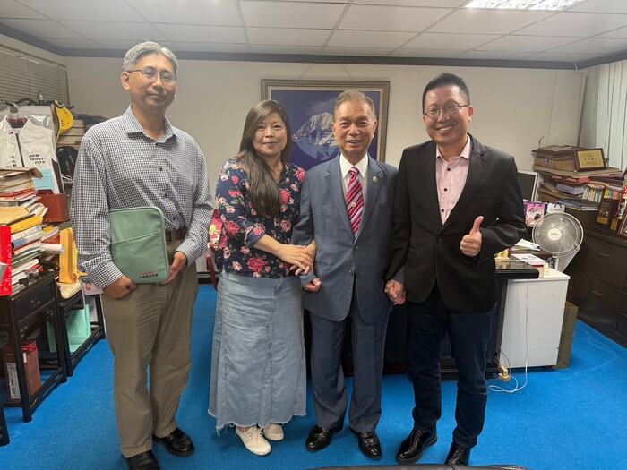 【中心最新消息】景文科大深化 AI 科技應用，拜會地方要角共推大健康課程圖片